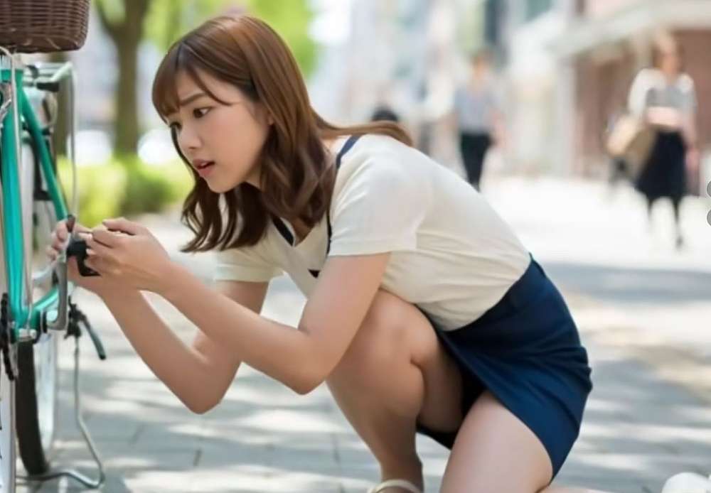 女子高生のパンチラ