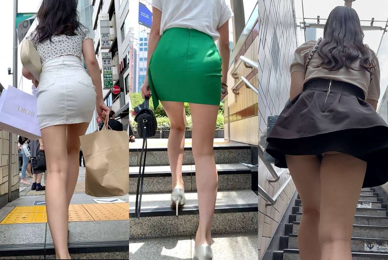 ミニスカートがエロ過ぎる画像【 #美脚 情報】